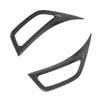 Carbon Fiber Look Fender Side Air Vent Trim Cover For Jeep Wrangler JL 2018-2025 Car Body Fender Plate Trim