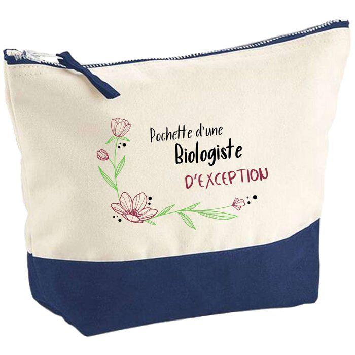 Trousse de maquillage - PLANETEE - Biologiste d'exception - Grand format - Coton - Impression sublimation HD personnalisée