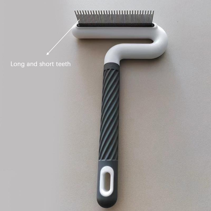 Cat Row Combs T-Shaped Long and Short Teeth De-Floating Hair Flea, Open Knot Combing Dogs and Cats Cleaning and Grooming Combs