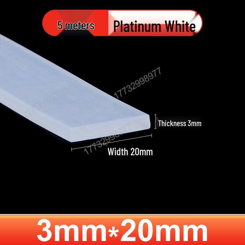 High-Temperature Resistant Transparent Silicone Rubber Sealing Strip