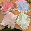 Lace Triangle Hair Scarf Headband  Countryside Style Innovative Design Lotus Leaf Edge Mesh Sweet Girls Hair Accessories Gift