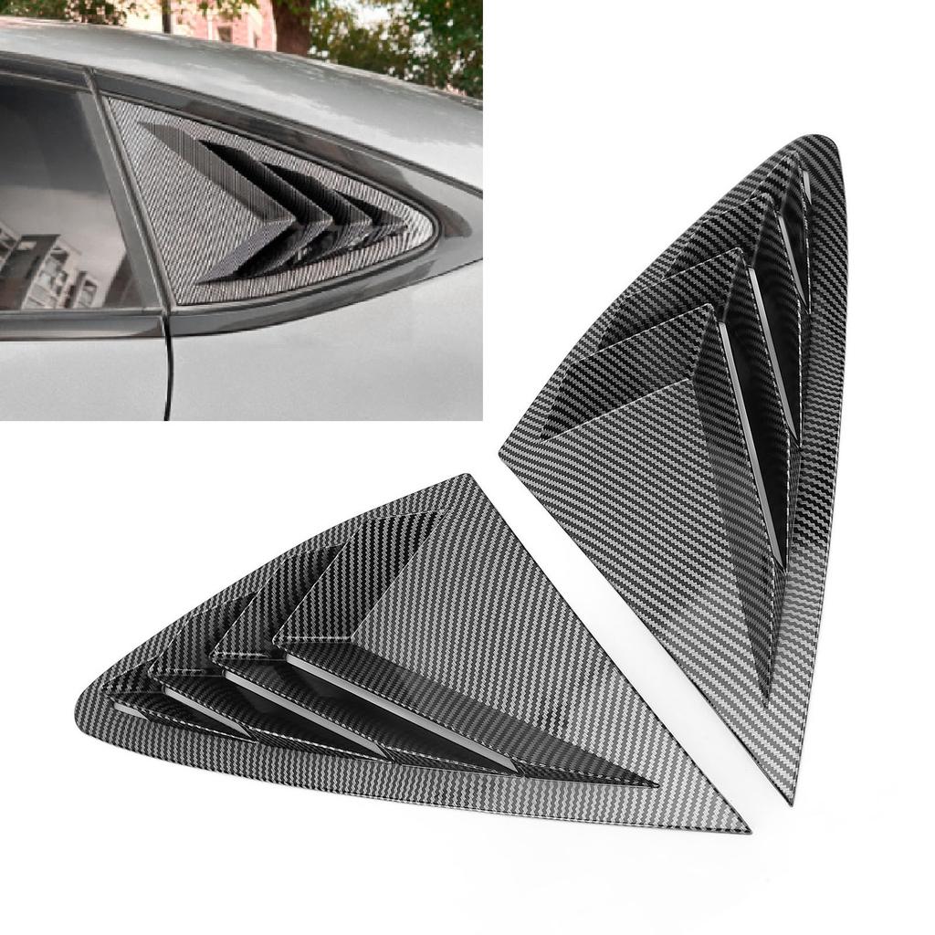 2Pcs Rear Side Window Louver Cover Left Right Rear Window   Vent Scoop Shutter Cover Blind Replacement for GLC   C253 2016-2022