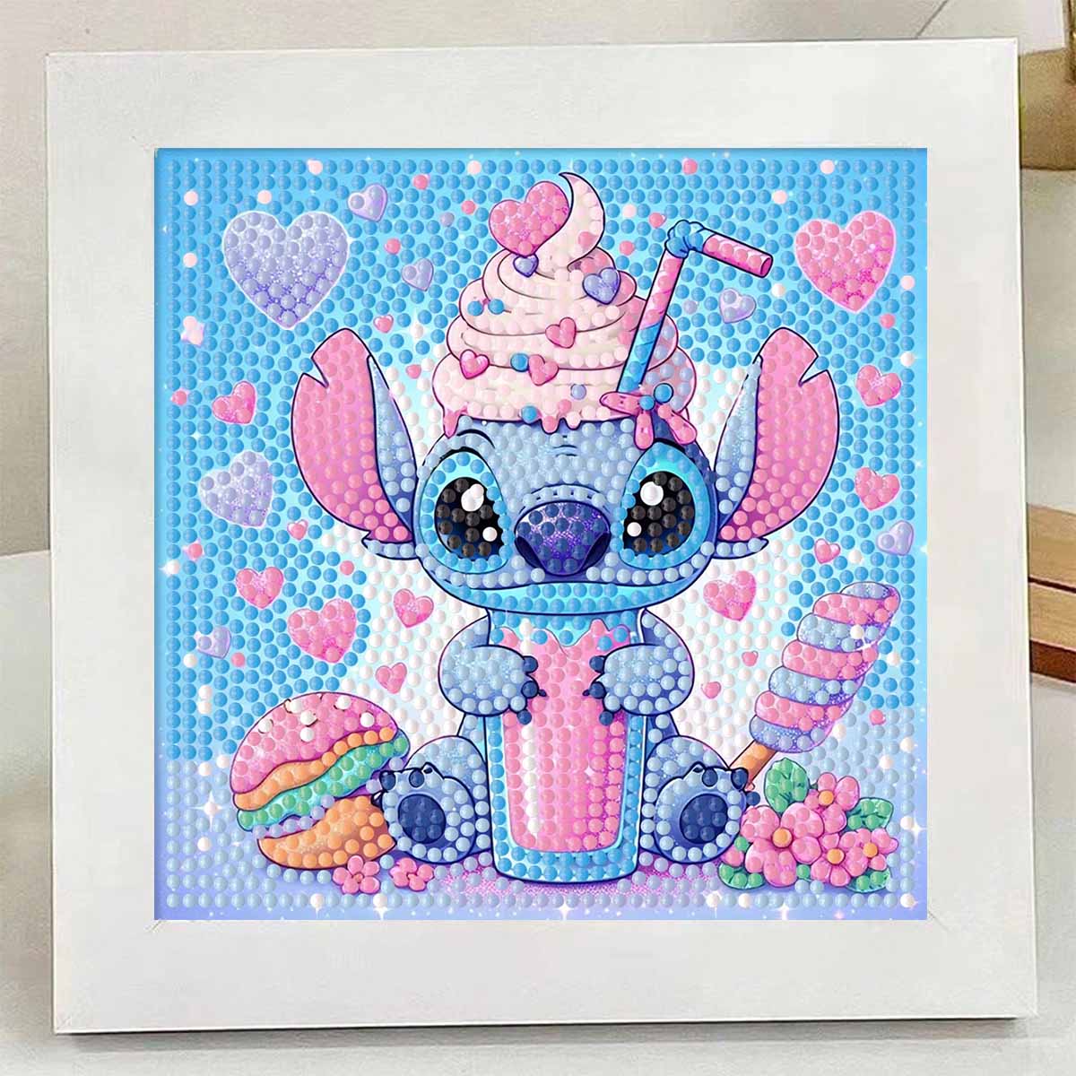 

Набор для алмазной вышивки «Сделай сам» с рамкой, Полная круглая мозаика 5D, Набор для вышивания крестом «Сделай сам», Домашнее украшение с рамкой, Коллекция хобби для рукоделия Round 15x15 cm with frame