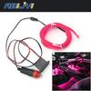 LED Auto Car Interior Decor Atmosphere Wire Strip Light Lamp Accessories Pink