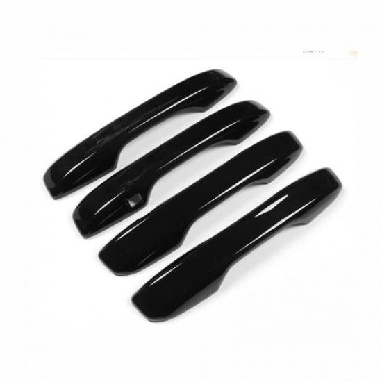 For  Honda CR-V CRV ABS Gloss Black Exterior Car Door Handle Cover Trim 4PCS