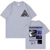 Rapper Canserbero Tour 2025 Magliette Grafiche Moda Hip Hop Magliette a Maniche Corte Uomo Donna Casual Ampia Cotone Puro Maglietta