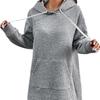 European and American Women's Fashion Casual Hooded Sweatshirt Dress
