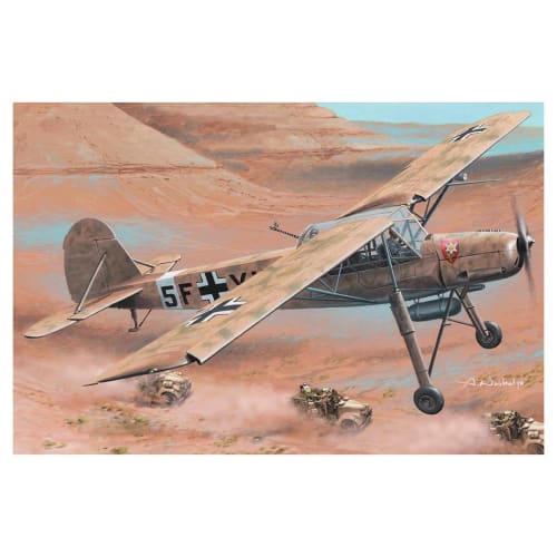 Hobby Boss 1/35 Scale Aircraft Series German Fieseler Fi156 C-3/TROP Storch Plastic Model 80181