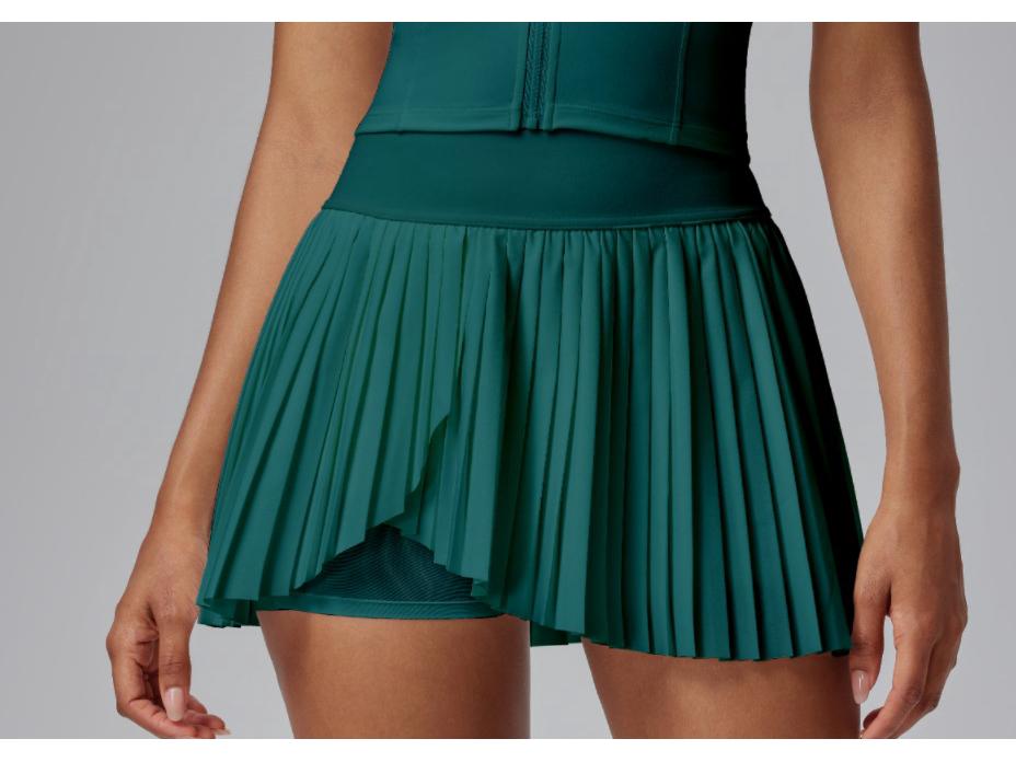Damen Freizeit Plissee Sport Minirock - Slim Fit, Anti-Exposition, Perfekt für Tennis, Outdoor-Fitness, Yoga, Sommerbekleidung
