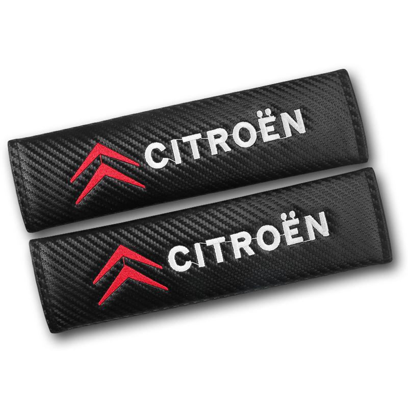 Car Safety Seat Belt Cover Shoulder Protector Pads For Citroen C4 C3 C5 C1 C2 C6 C4L VTS C-ELYSEE Berlingo Picasso Accessories