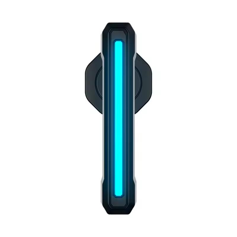 Bike Light Waterproof Colorful Bicycle Taillight 360-degree Adjustable Intelligent Brake-sensing Bicycle Water Flow Taillight