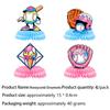 Baseball Themed Ice Cream Party Decorations: Flags, Balloons & Tableware for a Fun Birthday Celebration