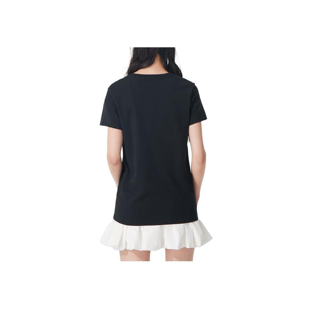 Nike Soft Comfortable Breathable Casual Round Neck Short Sleeve T-Shirt Women Tops Black DZ4681-010