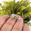 Peridot Gemstone 925 Sterling Silver Jewelry Handcrafted August Birthstone Ring RR-8-5