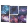 6x6 Inches Galaxy Origami Bright Colors Double-sided Printing Outer Space Origami Sky Galaxy Origami Traditional Pattern