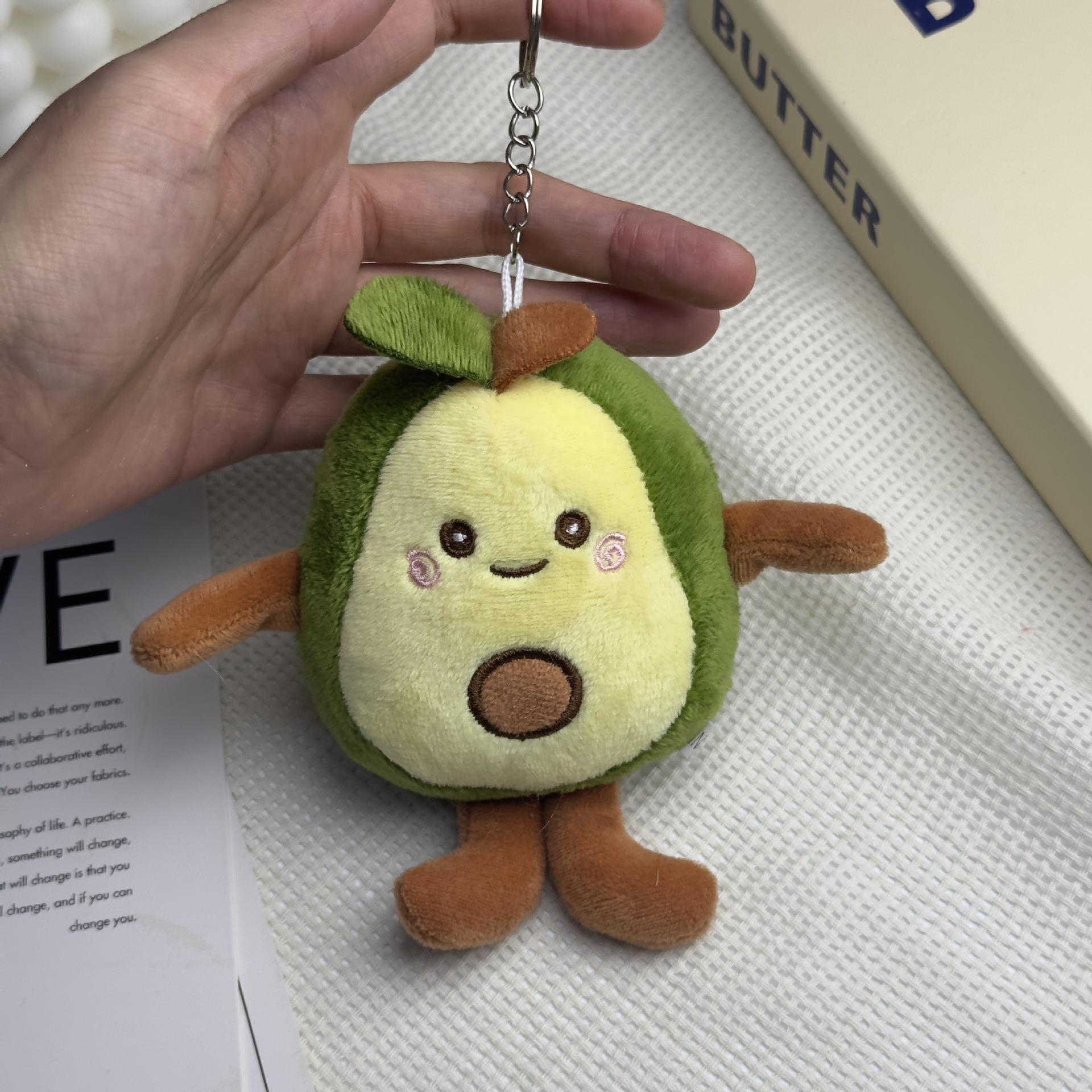 Adorable Avocado Plush Keychain Doll 14 cm
