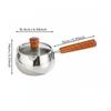 Infant Nutrition Pot Cooking NonCoated Stainless Steel Milk Heating Easy to Clean Mini Saucepan