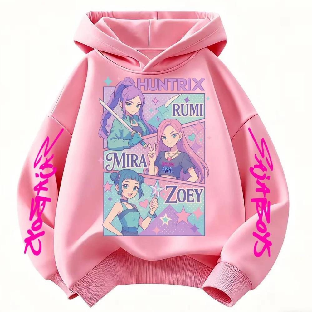 KPop Devil Hunter Hoodie Children's Clothing Princess Girls' Clothing Fashion Boys' Clothing Spring and Autumn Sports Shirt Children's Top