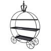 3 Tier Cupcake Stand Holder Iron Dessert Table Display Stand for Wedding Afternoon Tea Donuts Cookies Fruit Black