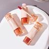 OCHEAL Cross Border Velvet Mirror Matte Lip Gloss Lipstick Moisturizes and Nourishes Not Easy To Stick To Cup White Lip Gloss
