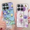 For Motorola Moto G77 5G Case XT2621-4 Luxury Flowers Painted Cover Soft Silicone Case For Moto G67 G 77 MotoG67 MotoG77 5G Bags