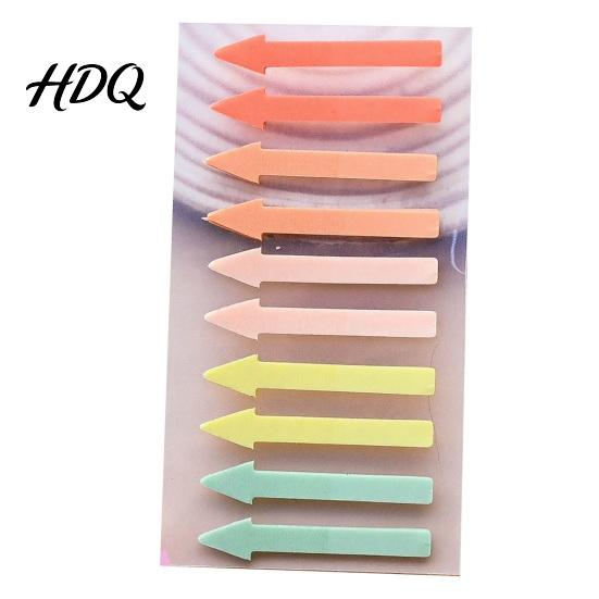 File Marking Tags Arrow Index Tab Stickers Translucent PET Page Markers Journaling Supplies Colorful Sticky Flags for Organizing Book And