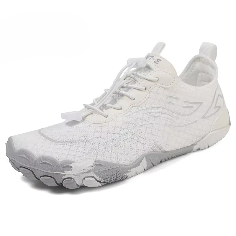 Fashion Men Beach Swimming Shoes Women's Quick-drying Water Boots Fitness Sports Sneaker Couple Wading Barefoot Color Aqua Shoes