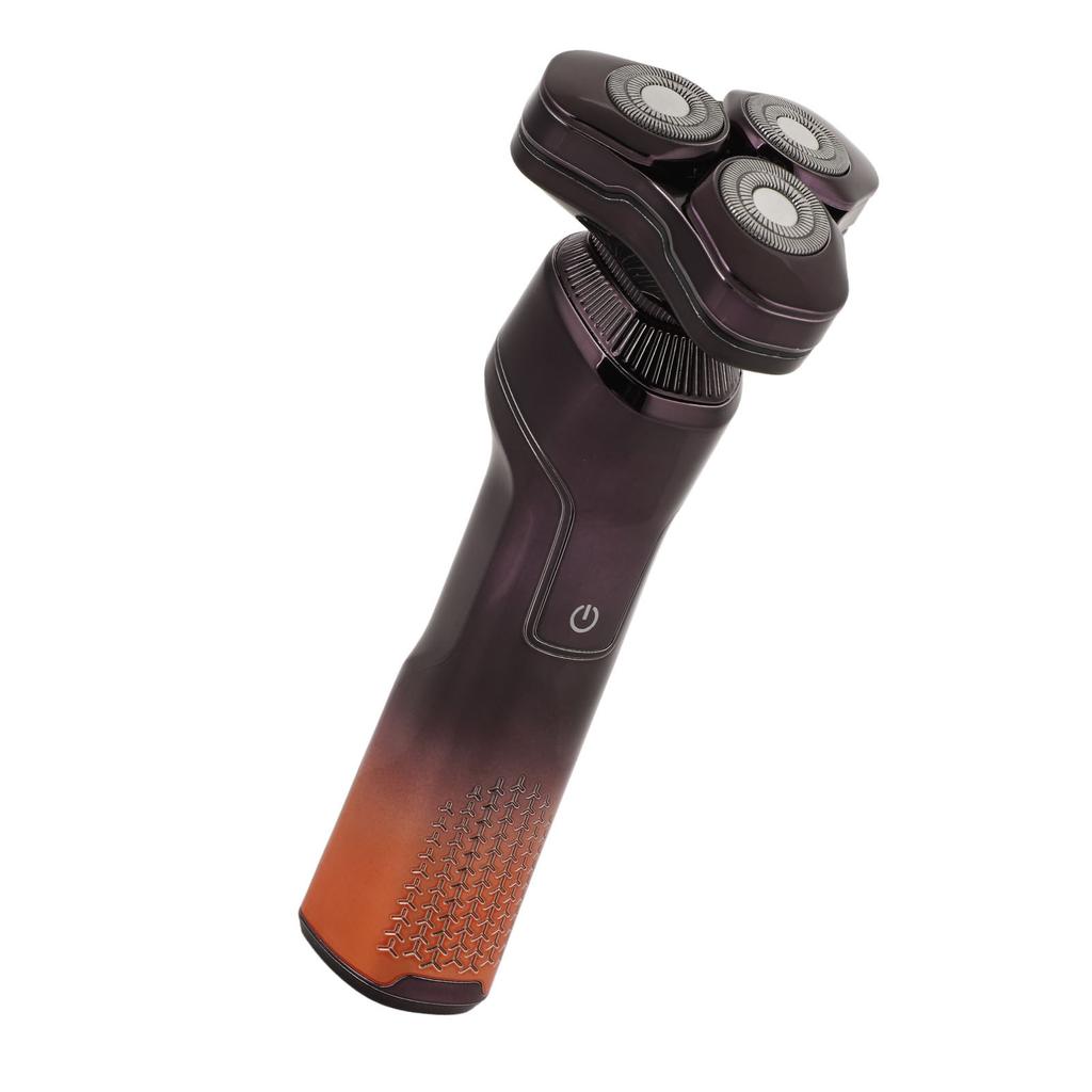 3 in 1 3D Electric Beard Trimmer Floating Double Ring Head Cordless Rechargeable Washable Wet Dry Mustaches Trimmer for