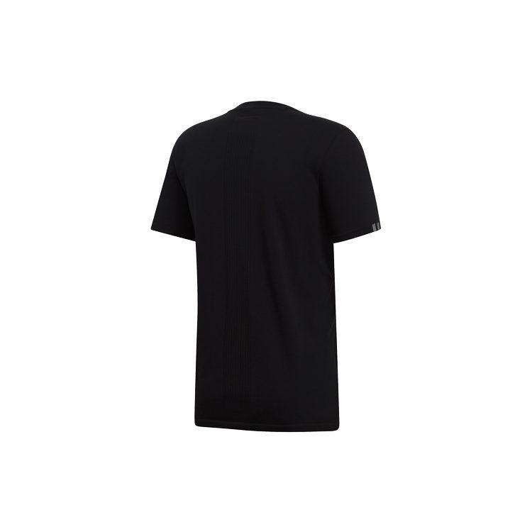 Adidas T Shirts Men's Black Crew Neck Moderate Straight Fit DW4460