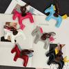 Mode PU Leder Mini Pony Anhänger Damen Tasche Hängende Dekoration Zubehör Cartoon Pferd Schlüsselanhänger Auto Schlüsselanhänger Geburtstagsgeschenk