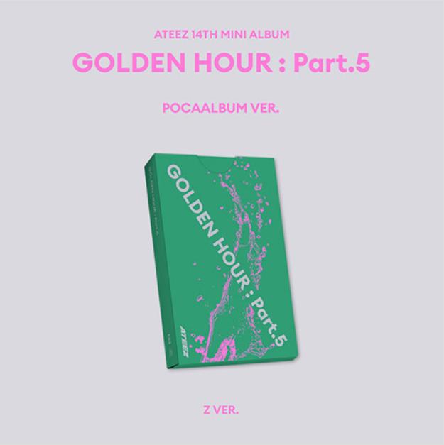 [pre-ordine] [SET] ATEEZ 14° Mini Album GOLDEN HOUR : Parte.5 Set Album POCA (A + Diario + Z Ver.)