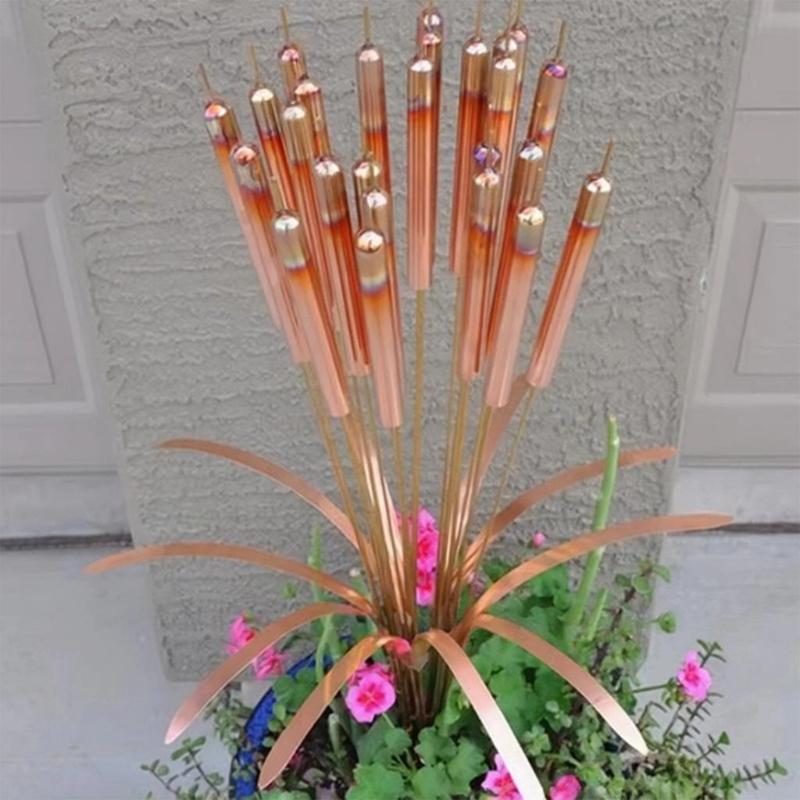 Aged Bronze Garden Stakes 12 Inches Tall Beautiful Outdoor Marker For Landscaping And Edging
