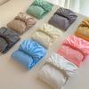 Drap Housse avec Bande Élastique Couleur Unie Protège-Matelas pour Lits Simples Doubles King 100% Coton