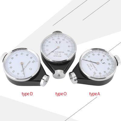 Shore Typ A/O/D Durometer Messgerät Härteprüfer 0-100 HA Gummi-Reifen-Härtemesswerkzeug für die Qualitätskontrolle