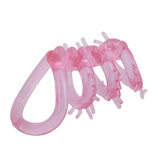 Erekční kroužek Kýl Tvar Časová prodleva Límec Muži Sexuální hračka pro dospělé