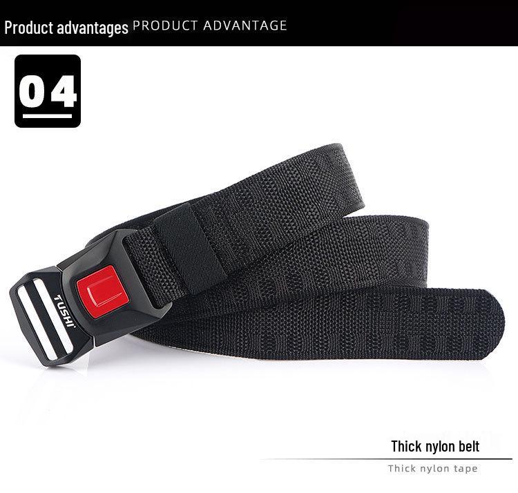 Enhanced Camouflage Tactical Nylon Belt for Training & Safety