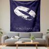 Lord of the Rings Classic Tapestry Wall Hanging, Ringwraith Dark Fantasy Art, Epic Movie Wall Decor for Bedroom Dorm