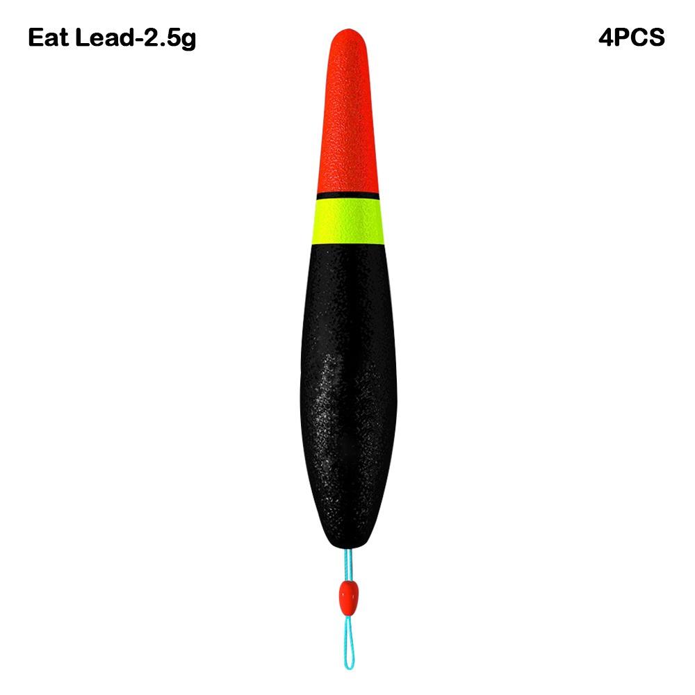 

4pcs Foam materials Streams Floaters Superfine Buoy 2024 Fishing Rock Float Ice Fishing Accessory Eat Lead-2.5g