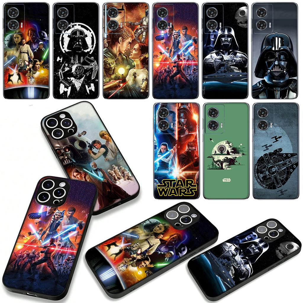 Cover per Samsung Galaxy S25 S23 S22 S24 FE Ultra Plus A56 A05 A06 A15 A16 A57 S7 Edge Custodia Sfondo Stelle Darths Wars Vaders