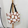 New Canvas Printed Women's Bag Fashionable Versatile Shopping Handbag Tote Bag Large-capacity Student Class Shoulder Bag
