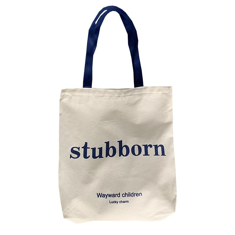 Canvas Bags Gifts Tote Bags Advertising Shopping Bags Training Small Fresh Canvas Bags Large Capacity Women'S Shoulder Bags