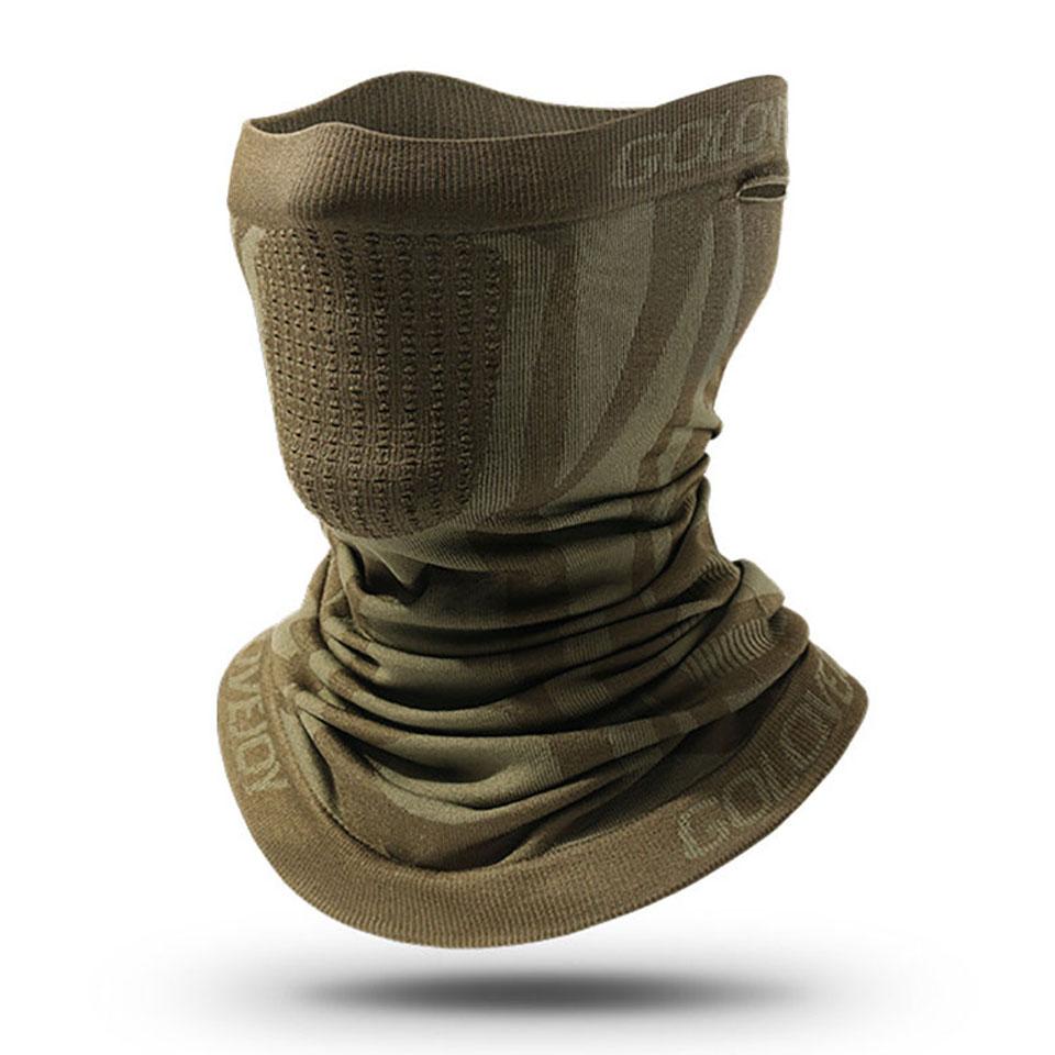 

1Pcs Cycling Mask Winter Fleece Sweat-Wicking Men Outdoor Cycling Ear-Hanging Windproof Warm Headscarf Neck Cover Neck Protect