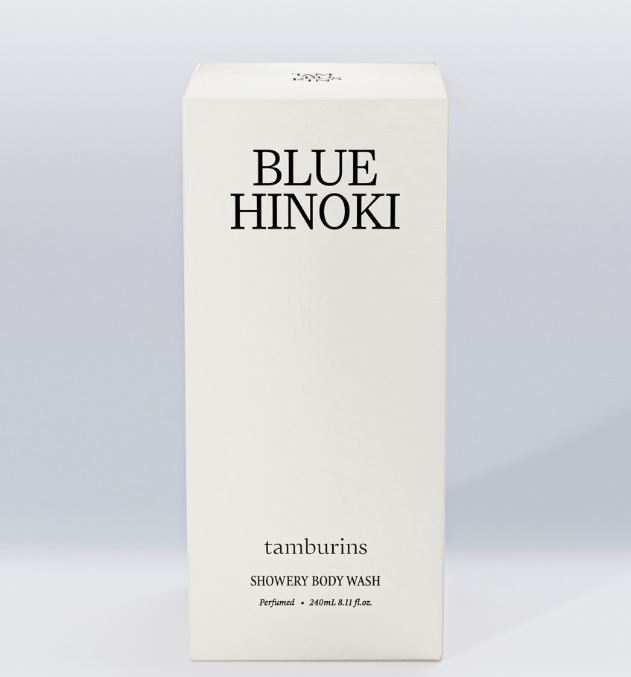 TAMBURINS SHOWERY BODY WASH BLUE HINOKI / Korean Luxury Shower Gel