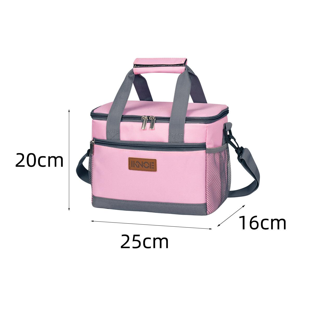 

New hand-held insulated bag slanted portable campus lunch bag thickened Oxford cloth waterproof picnic bag
