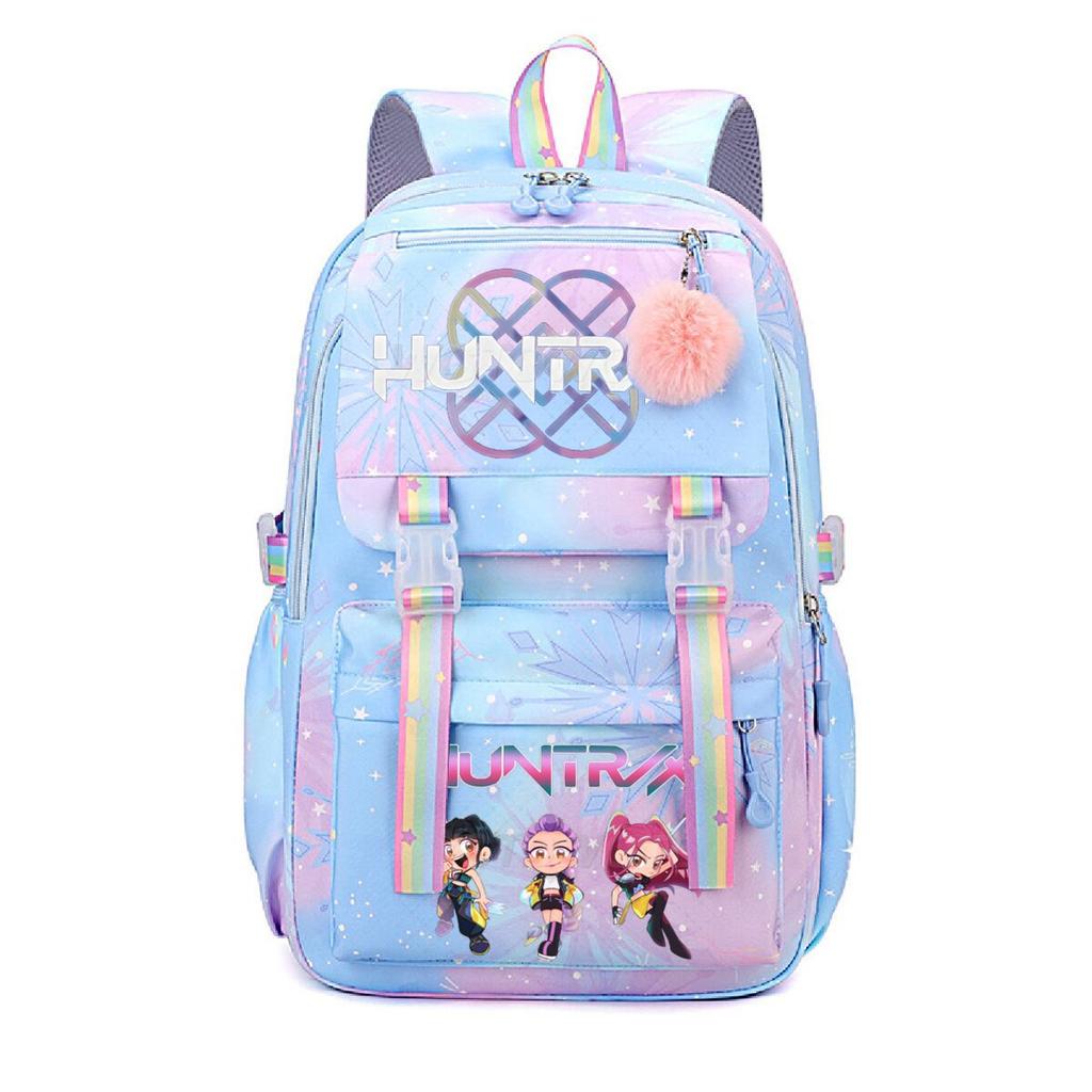 Wind Hunters Printed Student School Bag Large Capacity Student Backpack