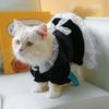 Dog Costume Dress Cat Clothes Cute Clothing Outfits Small Animal Lace Decors Apparel for Girl Cat Puppies Small Dogs