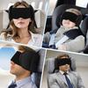 Øyemaske i minneskum Nakkepute Pustende Sovemaske Flyreiser Reiseputer Vaskbart Flyreisekit