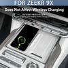 PER ZEEKR 9X Base di Ricarica Wireless, Pannello di Controllo Centrale, Tappetino per Pavimento, Tappetino Antiscivolo Interno, Accessori con Tappetino Protettivo in Silicone