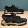 Men's Sport Sandals Handmade Genuine Leather Sandals for Men Summer Outdoor Anti-collision Comfortable Casual Beach Sandals