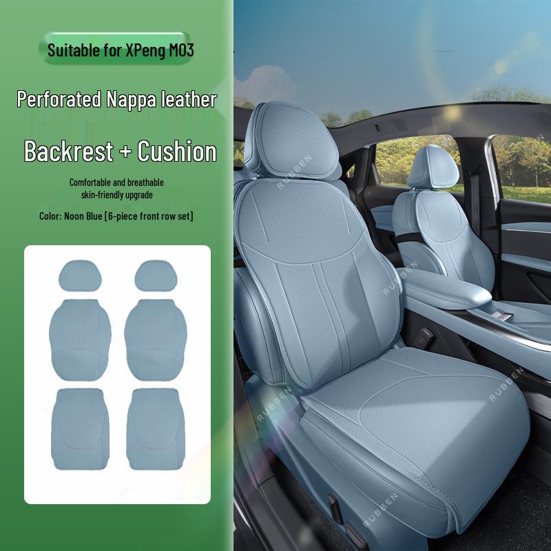 XPeng M03/P7/P7+/G6/G7 All-Season Napa Leather Seat Cushion Cover